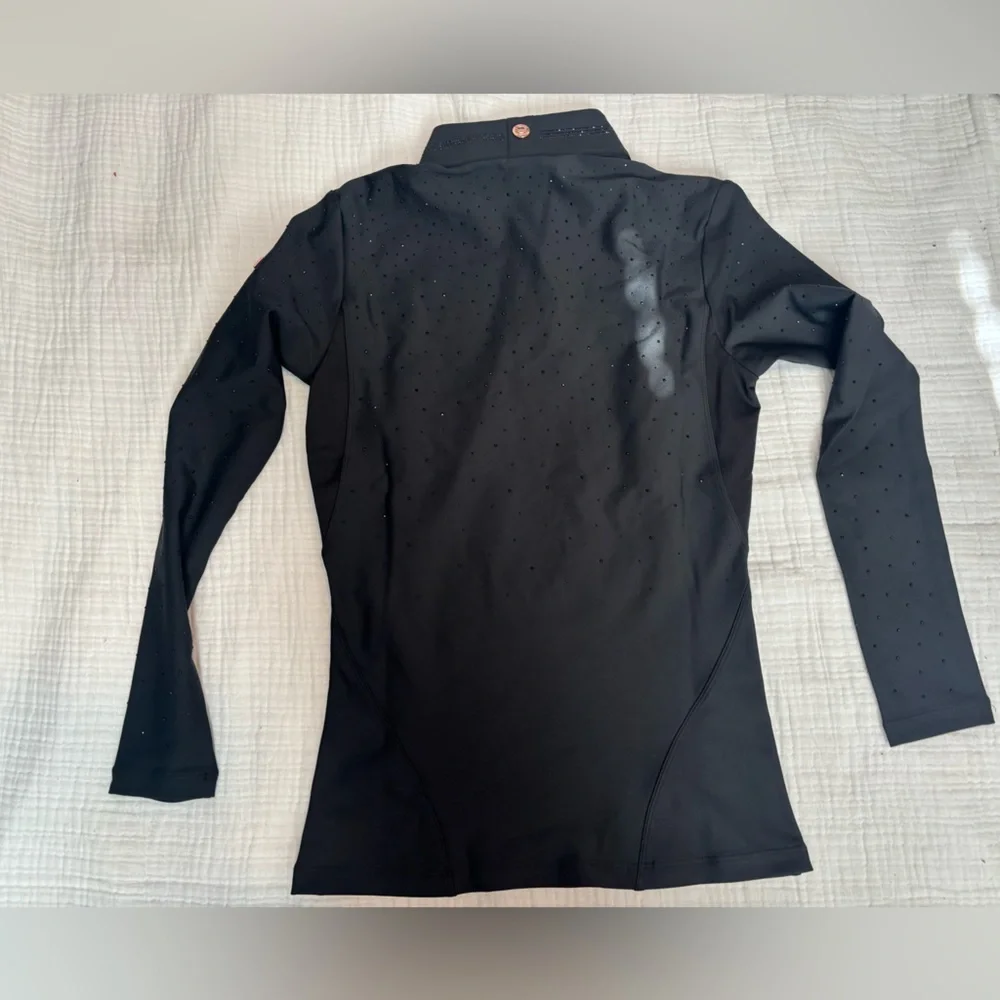KYLIE - BASE LAYER LONG SLEEVE | BLACK CRYSTAL - ROSE GOLD - Picture 3 of 5